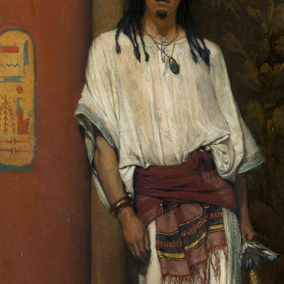 Un Egiziano In Una Porta Lawrence Alma-Tadema lat11 quadro stampato su tela