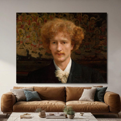 Ritratto Di Ignacy Jan Paderewski Lawrence Alma-Tadema lat31 quadro stampato su tela