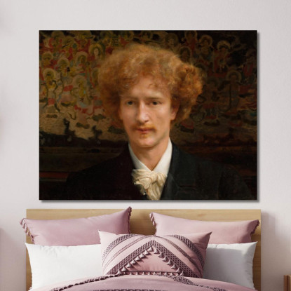 Ritratto Di Ignacy Jan Paderewski Lawrence Alma-Tadema lat31 quadro stampato su tela