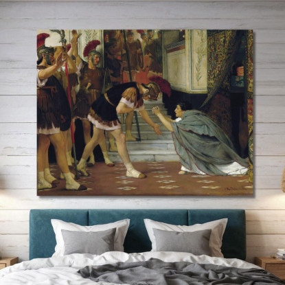 Proclamazione Di Claudio Imperatore Opus Xlviii Lawrence Alma-Tadema lat33 quadro stampato su tela