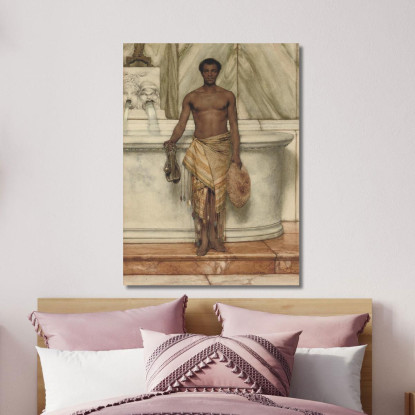 Il Balneatore Lawrence Alma-Tadema lat38 quadro stampato su tela