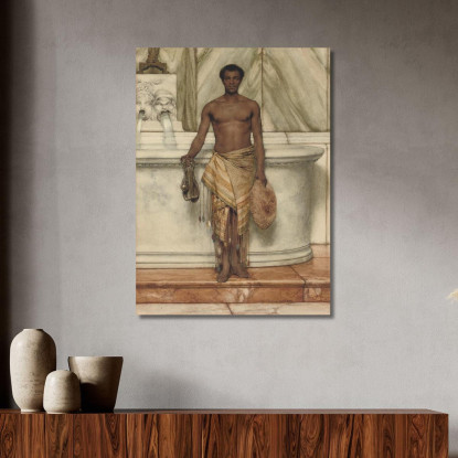 Il Balneatore Lawrence Alma-Tadema lat38 quadro stampato su tela