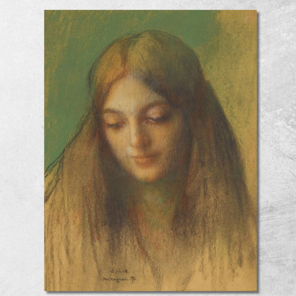 Studio Della Madonna Per La Consolatrice Degli Afflitti Pascal Dagnan Bouveret pdb17 quadro stampato su tela