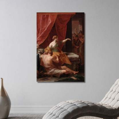 Sansone E Dalila Pompeo Batoni pbt42 quadro stampato su tela
