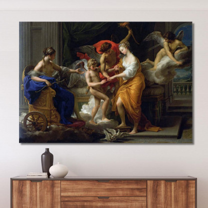 Il Matrimonio Di Amore E Psiche Pompeo Batoni pbt49 quadro stampato su tela