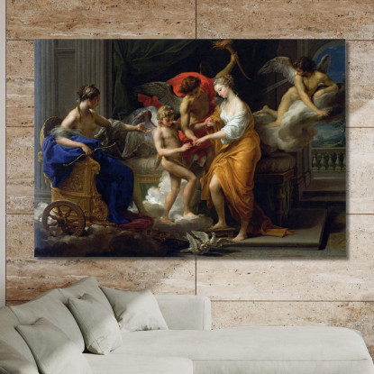 Il Matrimonio Di Amore E Psiche Pompeo Batoni pbt49 quadro stampato su tela
