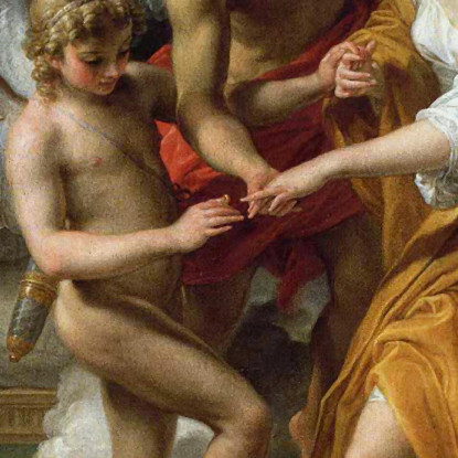 Il Matrimonio Di Amore E Psiche Pompeo Batoni pbt49 quadro stampato su tela
