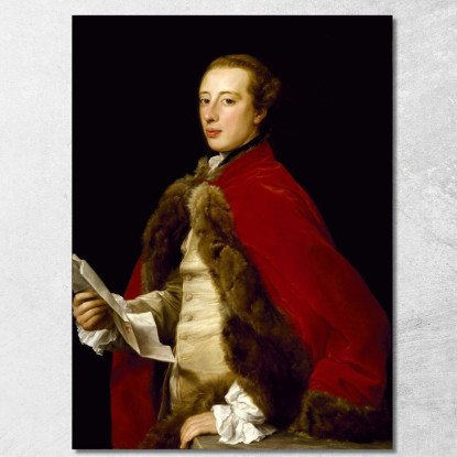 Guglielmo Fermore Pompeo Batoni pbt59 quadro stampato su tela