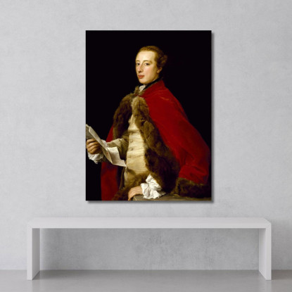 Guglielmo Fermore Pompeo Batoni pbt59 quadro stampato su tela