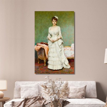 Prima Della Palla Raimundo de Madrazo y Garreta rmg11 quadro stampato su tela