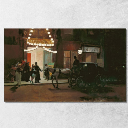 L'Uscita Dal Ballo In Maschera Raimundo de Madrazo y Garreta rmg22 quadro stampato su tela