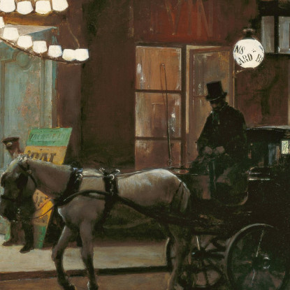 L'Uscita Dal Ballo In Maschera Raimundo de Madrazo y Garreta rmg22 quadro stampato su tela