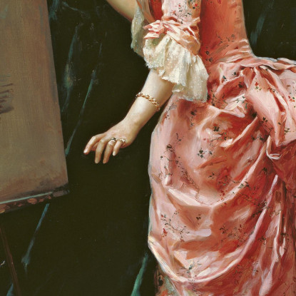 Malizia Del Modellismo Raimundo de Madrazo y Garreta rmg23 quadro stampato su tela