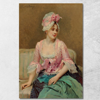Ritratto Di Aline Mason Raimundo de Madrazo y Garreta rmg28 quadro stampato su tela
