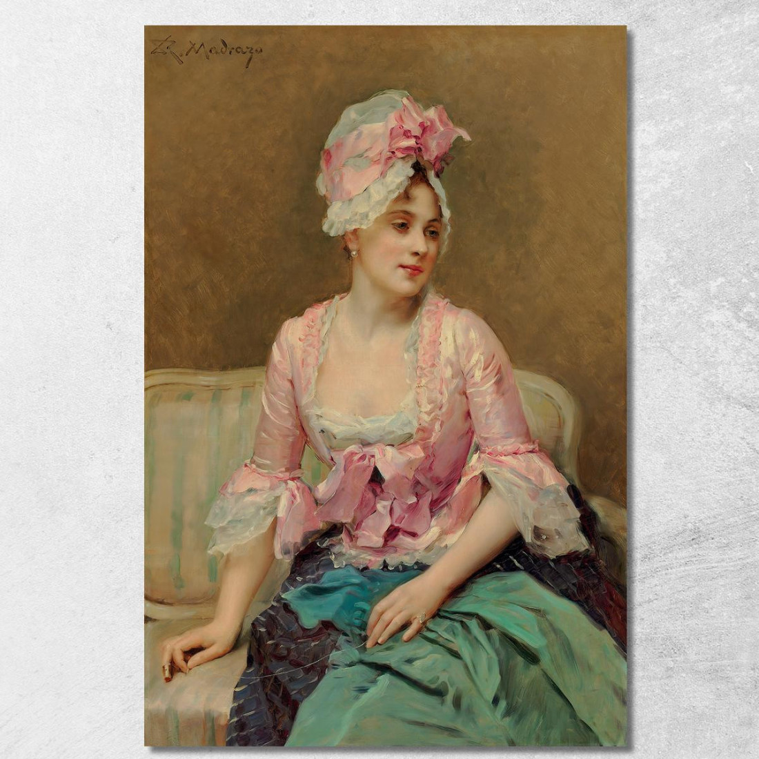 Ritratto Di Aline Mason Raimundo de Madrazo y Garreta rmg28 quadro stampato su tela