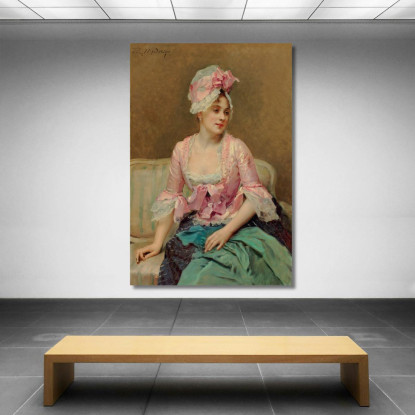 Ritratto Di Aline Mason Raimundo de Madrazo y Garreta rmg28 quadro stampato su tela