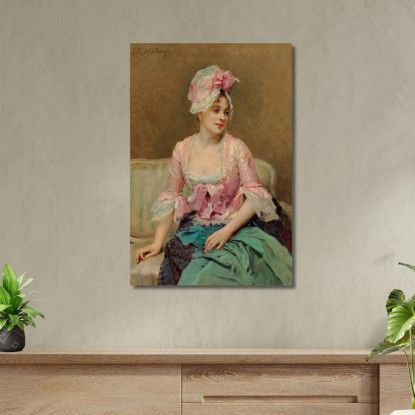 Ritratto Di Aline Mason Raimundo de Madrazo y Garreta rmg28 quadro stampato su tela