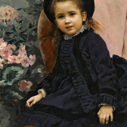 Retrato De Mercedes De Heeren Ritratto Di Mercedes De Heeren Raimundo de Madrazo y Garreta rmg32 quadro stampato su tela