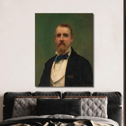 Samuel P. Avery Raimundo de Madrazo y Garreta rmg34 quadro stampato su tela