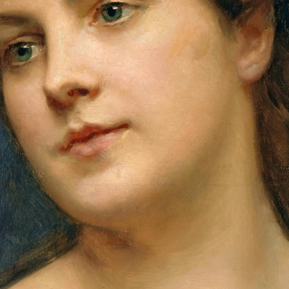 Giovane Donna Circondata Da Stelle Raimundo de Madrazo y Garreta rmg48 quadro stampato su tela