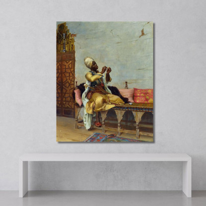 Infilare Perle Theodoros Ralli trl34 quadro stampato su tela