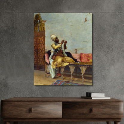 Infilare Perle Theodoros Ralli trl34 quadro stampato su tela