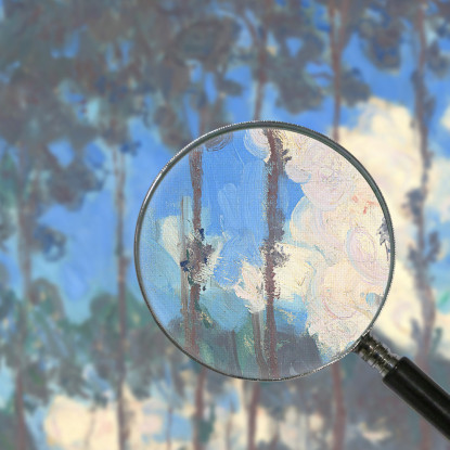 Pioppi Sull'Epte Claude Monet mnt19 quadro stampato su tela