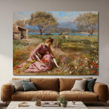 La Prima Primavera Julius Leblanc Stewart jls24 quadro stampato su tela