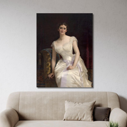 Retrato De Mary Victoria Leiter, La Posterior Lady Curzon De Kedleston, Virreina De La India Alexandre Cabanel cuadro en lienzo