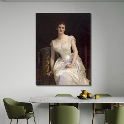 Retrato De Mary Victoria Leiter, La Posterior Lady Curzon De Kedleston, Virreina De La India Alexandre Cabanel cuadro en lienzo