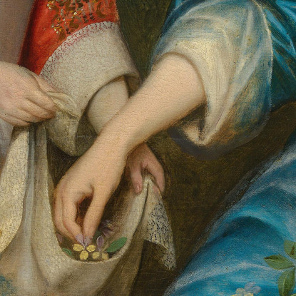 Double Portrait Of Prince Willem Iii And His Aunt Maria Princess Of Orange As Children Gerard van Honthorst canvas print