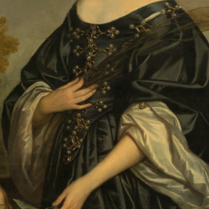 Frederick Henry His Consort Amalia Of Solms And Their Three Youngest Daughters Gerard van Honthorst canvas print