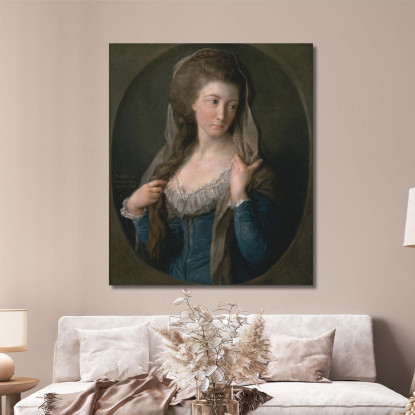 Portrait Of A Woman Traditionally Identified As Margaret Stuart Lady Hippisley Pompeo Batoni canvas print