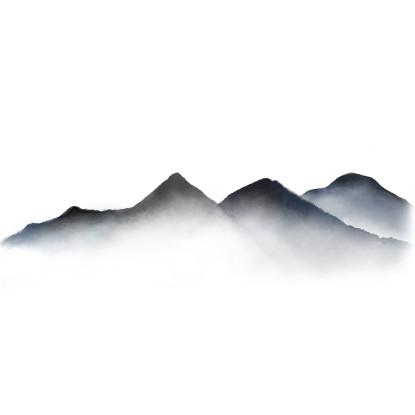 Quadro Paesaggio Astratto Montagne Nebbiose Arte Paesaggio Minimalista Blu E Grigio abl2 quadro stampato su tela