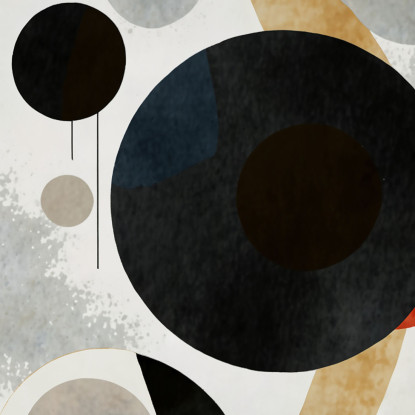 Quadro Forme Astratte Composizione Geometrica Astratta absh7 quadro stampato su tela