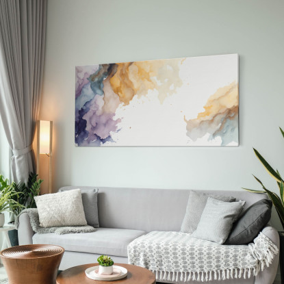 Quadro Forme Astratte Contrasti Di Colore In Movimento absh8 quadro stampato su tela