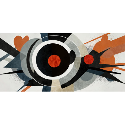 Quadro Forme Astratte Dinamismo Astratto Geometrico absh13 quadro stampato su tela