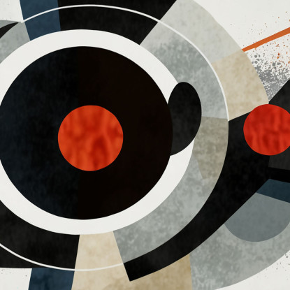 Quadro Forme Astratte Dinamismo Astratto Geometrico absh13 quadro stampato su tela