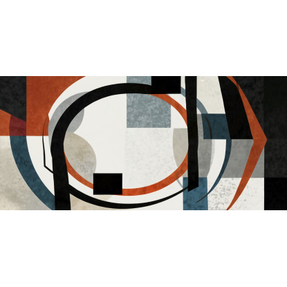 Quadro Forme Astratte Dinamismo E Armonia Geometrica absh14 quadro stampato su tela