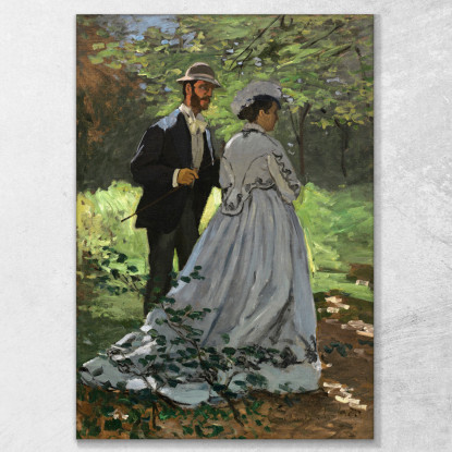 Pranzo Sull'Erba Studio 1865 Claude Monet mnt39 quadro stampato su tela