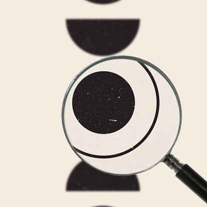 Quadro Boho Chic Minimal Composizione Astratta Di Fasi Lunari bho3 quadro stampato su tela