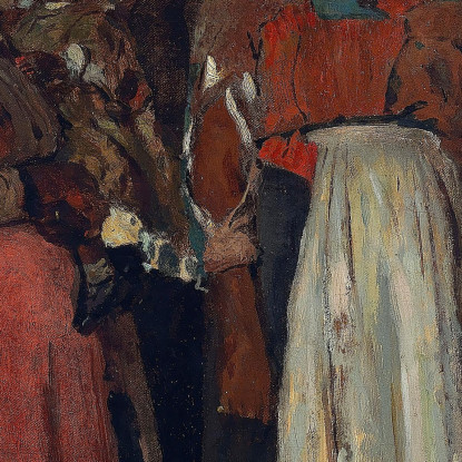 A Visit From The Old Mistress Winslow Homer canvas print