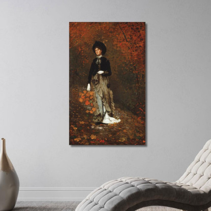 Automne Winslow Homer tableau impression sur toile