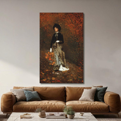 Automne Winslow Homer tableau impression sur toile