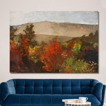 Autumn Treetops Winslow Homer canvas print