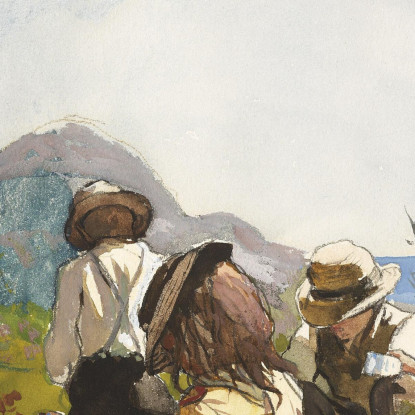 Recolectores De Bayas Winslow Homer cuadro en lienzo