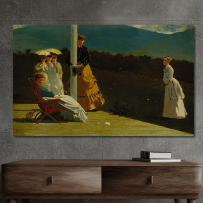 Croquet Match Winslow Homer canvas print