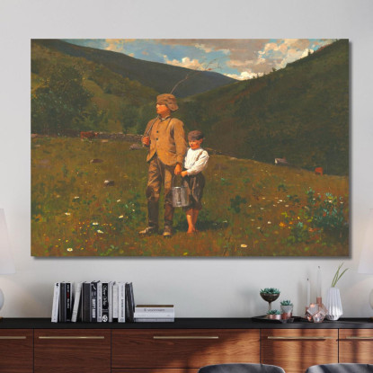 Crossing The Pasture Winslow Homer canvas print
