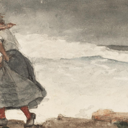 Danger Winslow Homer tableau impression sur toile