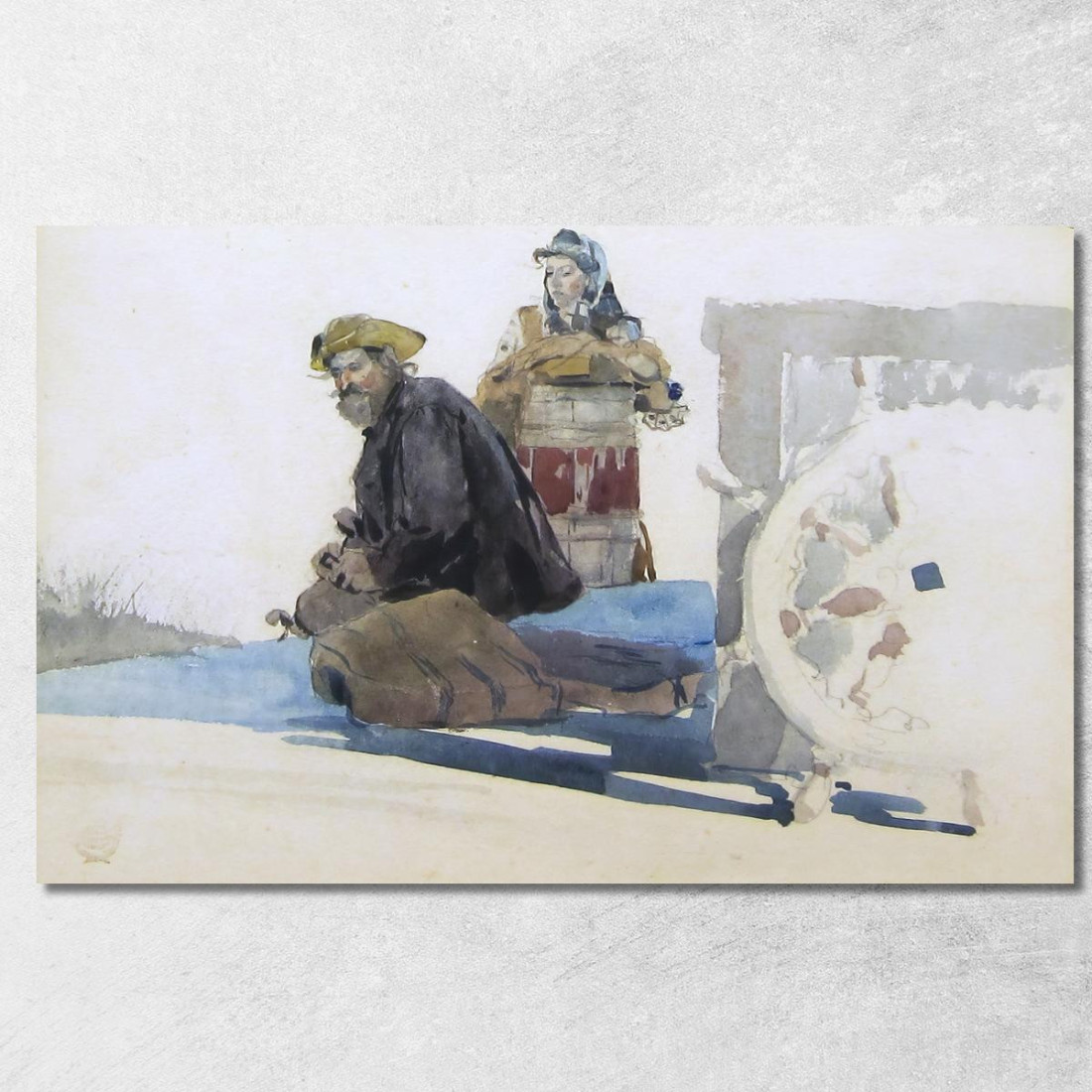 Deck Passengers Winslow Homer canvas print